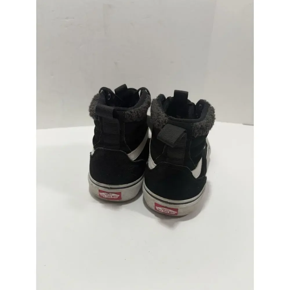 Vans Filmore Vansguard Shoes Women's Sz 10 Black White Lined High Top Sneakers‎